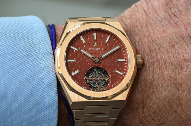 Zenith Defy Skyline Tourbillion в корпусе из розового золота