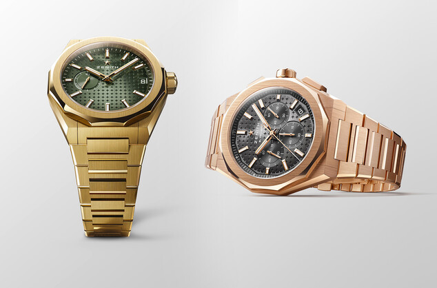 (Русский) Zenith Defy Skyline в золотых корпусах