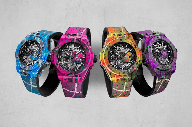 (Русский) Hublot в корпусах из вручную раскрашенного бетона